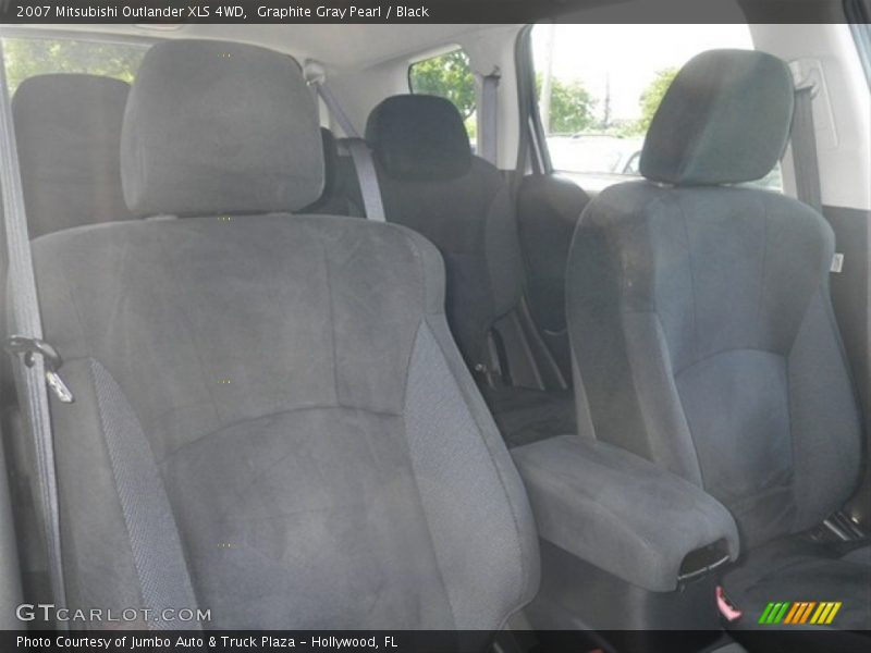 Graphite Gray Pearl / Black 2007 Mitsubishi Outlander XLS 4WD