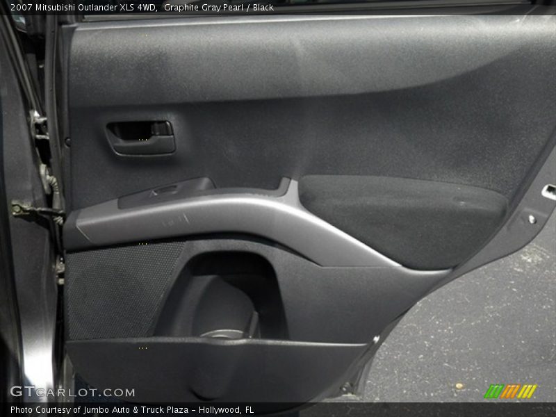 Graphite Gray Pearl / Black 2007 Mitsubishi Outlander XLS 4WD