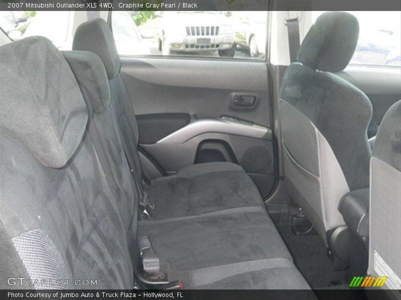 Graphite Gray Pearl / Black 2007 Mitsubishi Outlander XLS 4WD