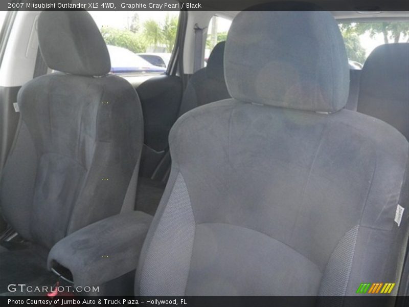 Graphite Gray Pearl / Black 2007 Mitsubishi Outlander XLS 4WD
