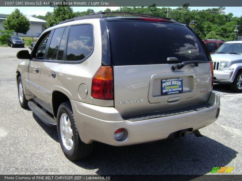 Sand Beige Metallic / Light Gray 2007 GMC Envoy SLE 4x4