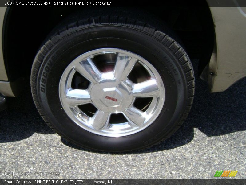 Sand Beige Metallic / Light Gray 2007 GMC Envoy SLE 4x4