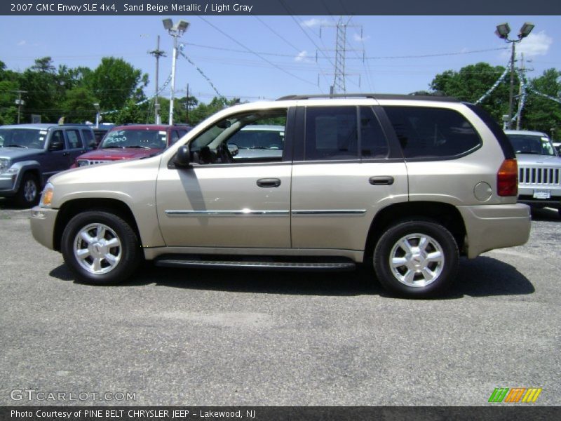 Sand Beige Metallic / Light Gray 2007 GMC Envoy SLE 4x4