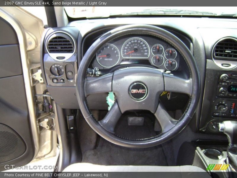 Sand Beige Metallic / Light Gray 2007 GMC Envoy SLE 4x4