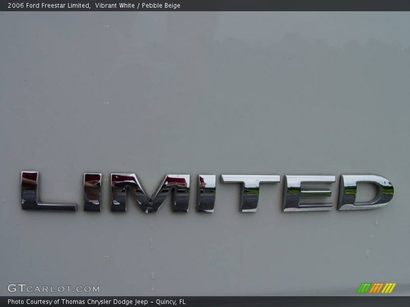 Vibrant White / Pebble Beige 2006 Ford Freestar Limited