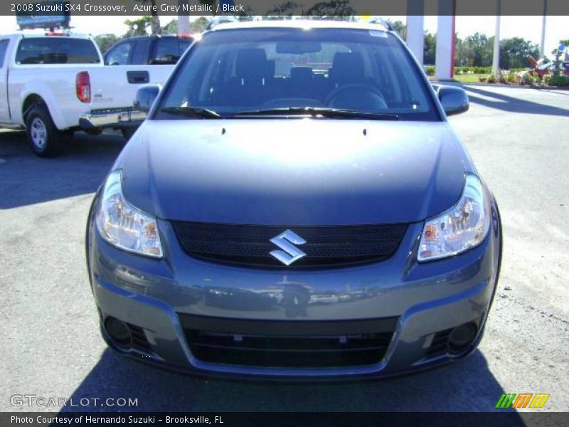 Azure Grey Metallic / Black 2008 Suzuki SX4 Crossover