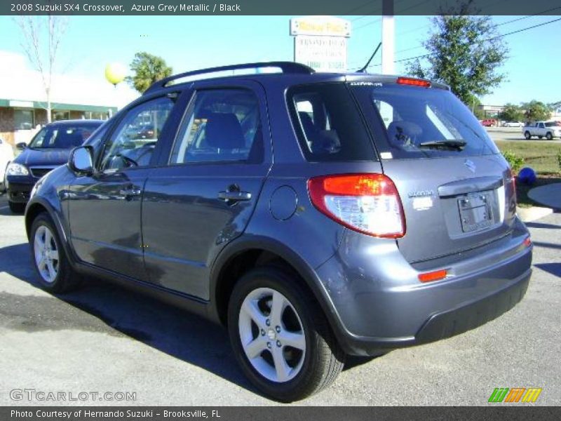 Azure Grey Metallic / Black 2008 Suzuki SX4 Crossover