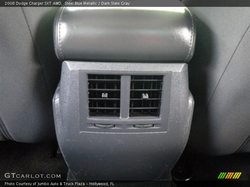Steel Blue Metallic / Dark Slate Gray 2008 Dodge Charger SXT AWD