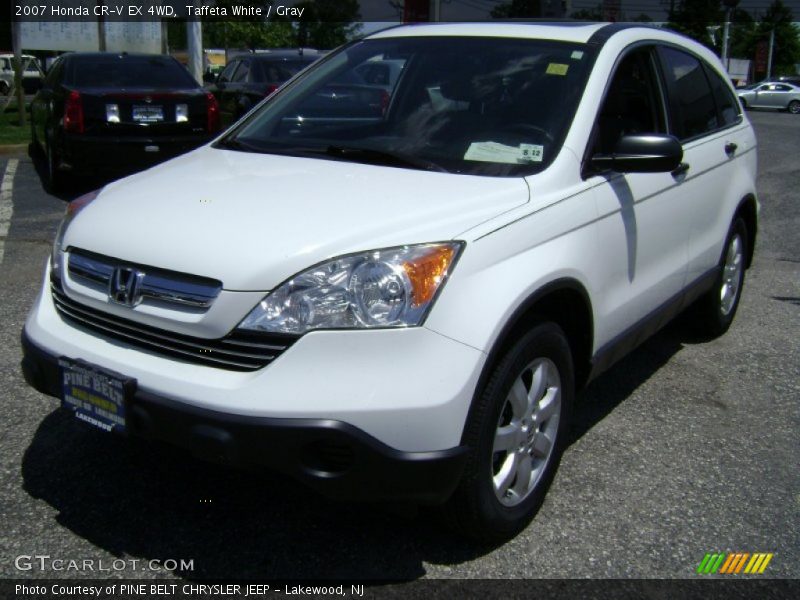 Taffeta White / Gray 2007 Honda CR-V EX 4WD