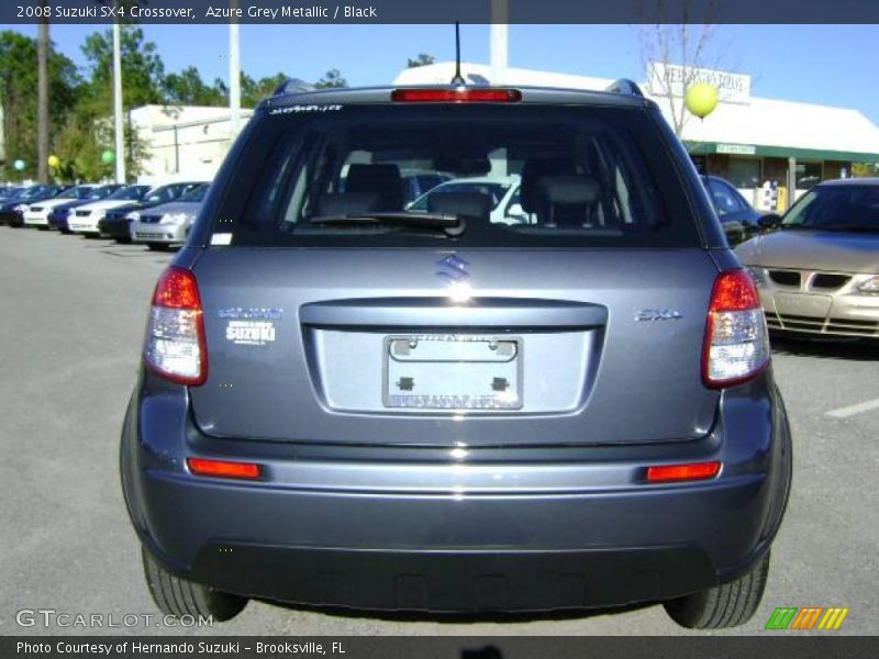 Azure Grey Metallic / Black 2008 Suzuki SX4 Crossover