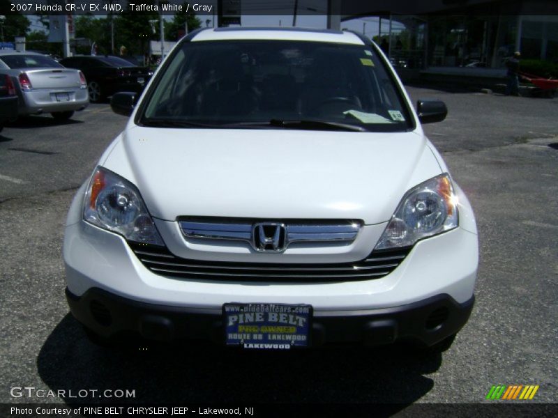 Taffeta White / Gray 2007 Honda CR-V EX 4WD
