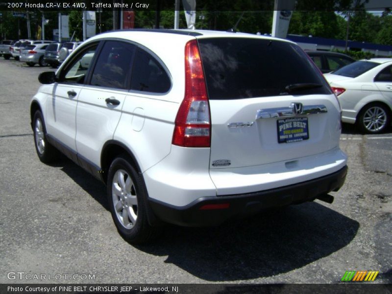 Taffeta White / Gray 2007 Honda CR-V EX 4WD