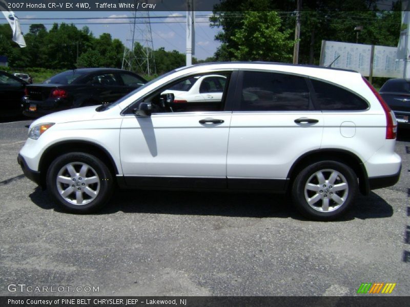 Taffeta White / Gray 2007 Honda CR-V EX 4WD