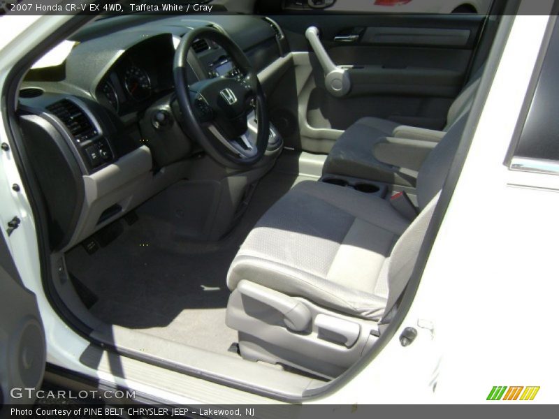 Taffeta White / Gray 2007 Honda CR-V EX 4WD