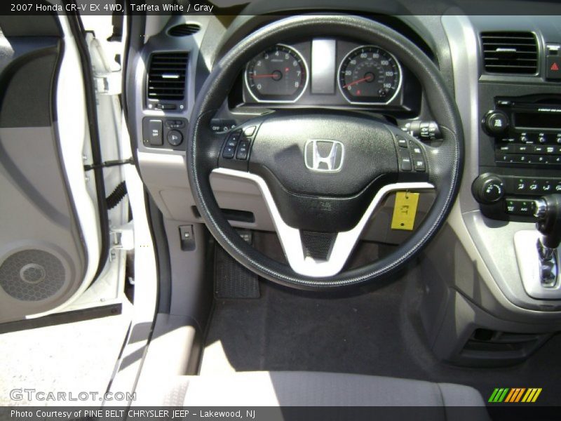 Taffeta White / Gray 2007 Honda CR-V EX 4WD