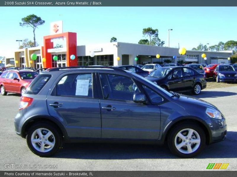 Azure Grey Metallic / Black 2008 Suzuki SX4 Crossover