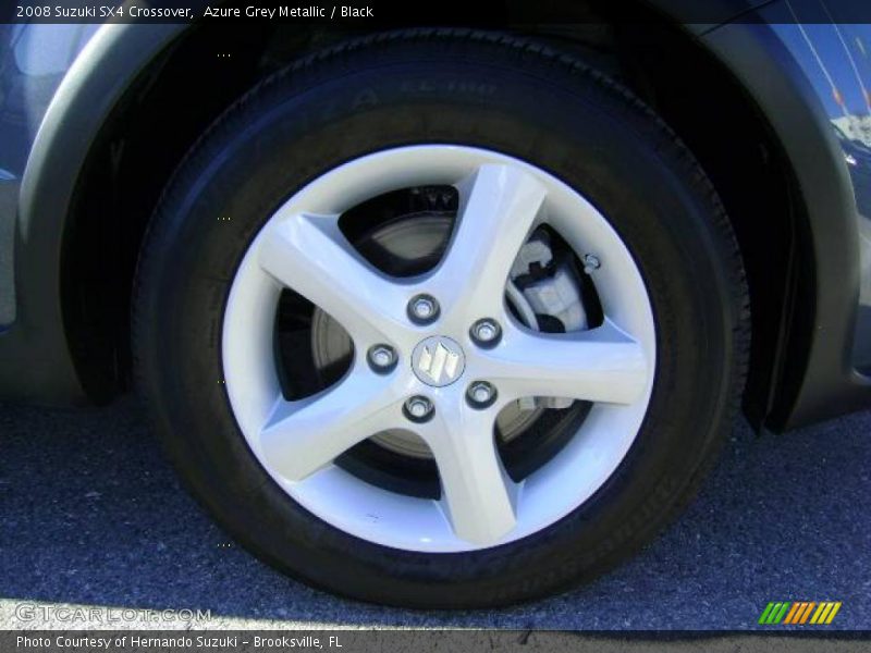 Azure Grey Metallic / Black 2008 Suzuki SX4 Crossover