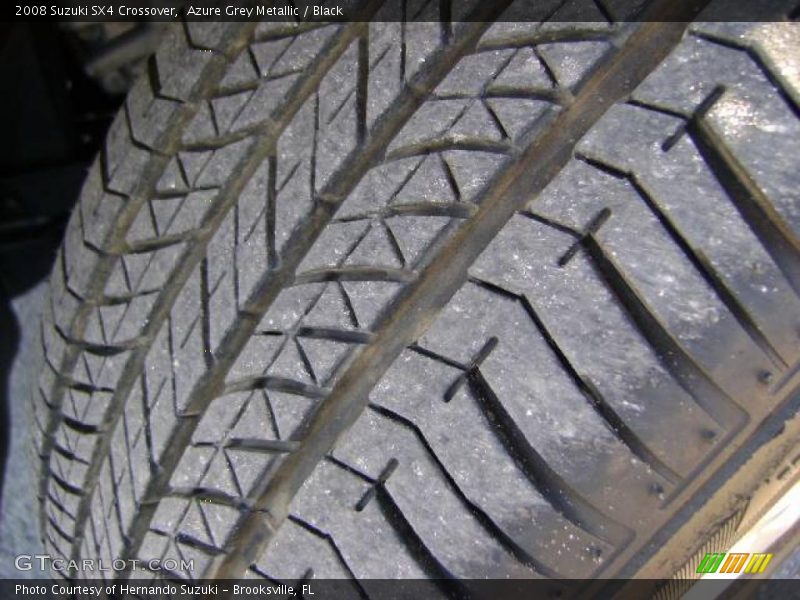Azure Grey Metallic / Black 2008 Suzuki SX4 Crossover