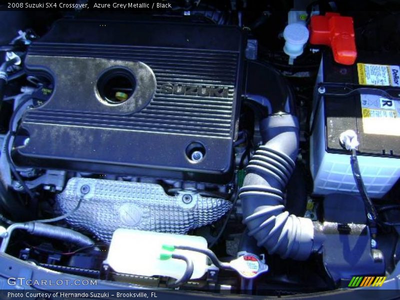 Azure Grey Metallic / Black 2008 Suzuki SX4 Crossover