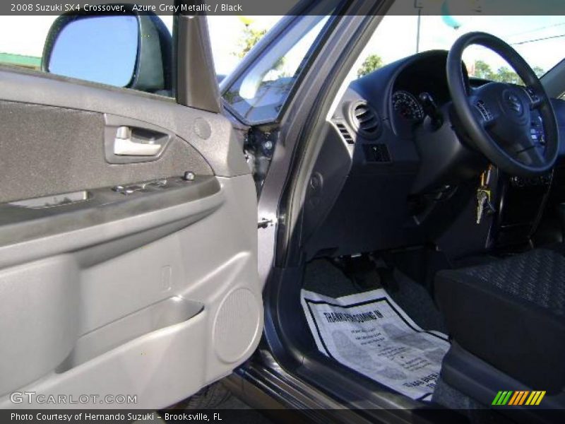 Azure Grey Metallic / Black 2008 Suzuki SX4 Crossover
