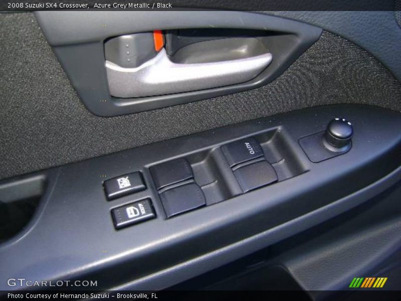 Azure Grey Metallic / Black 2008 Suzuki SX4 Crossover