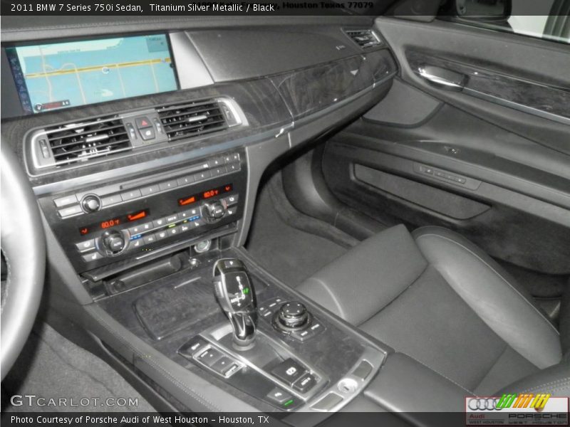 Titanium Silver Metallic / Black 2011 BMW 7 Series 750i Sedan