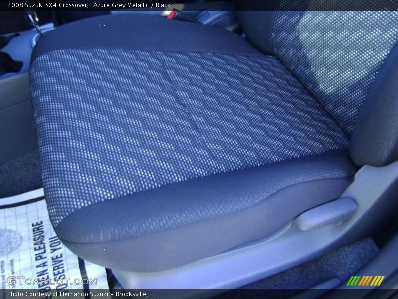 Azure Grey Metallic / Black 2008 Suzuki SX4 Crossover