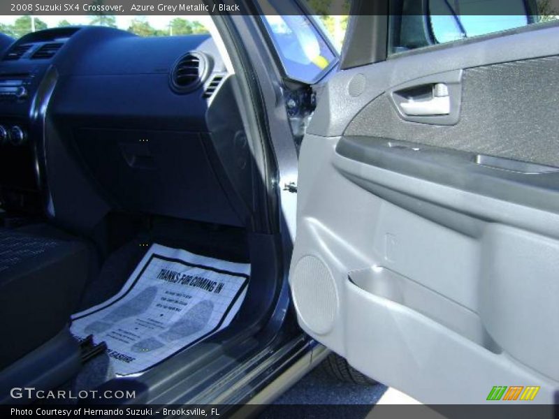 Azure Grey Metallic / Black 2008 Suzuki SX4 Crossover