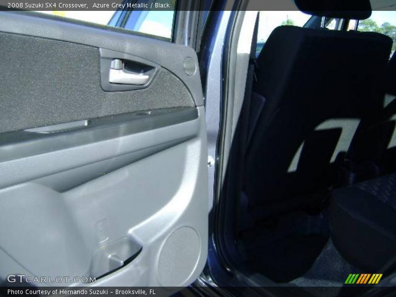 Azure Grey Metallic / Black 2008 Suzuki SX4 Crossover