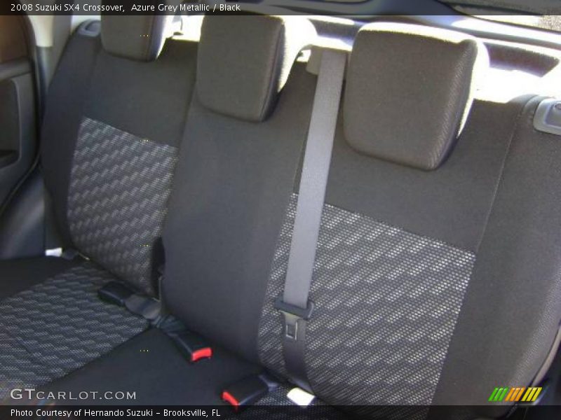 Azure Grey Metallic / Black 2008 Suzuki SX4 Crossover