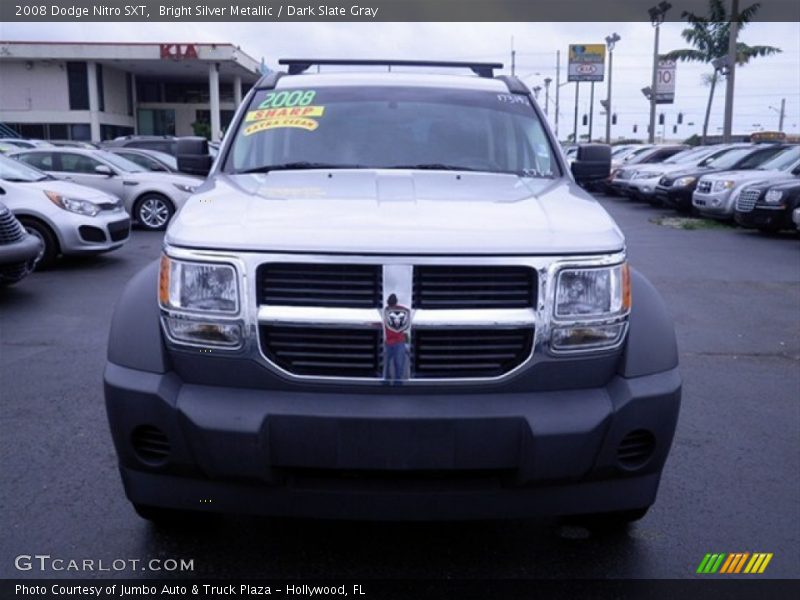 Bright Silver Metallic / Dark Slate Gray 2008 Dodge Nitro SXT