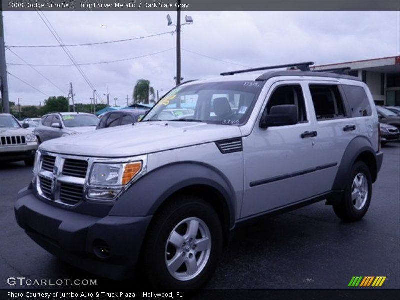 Bright Silver Metallic / Dark Slate Gray 2008 Dodge Nitro SXT