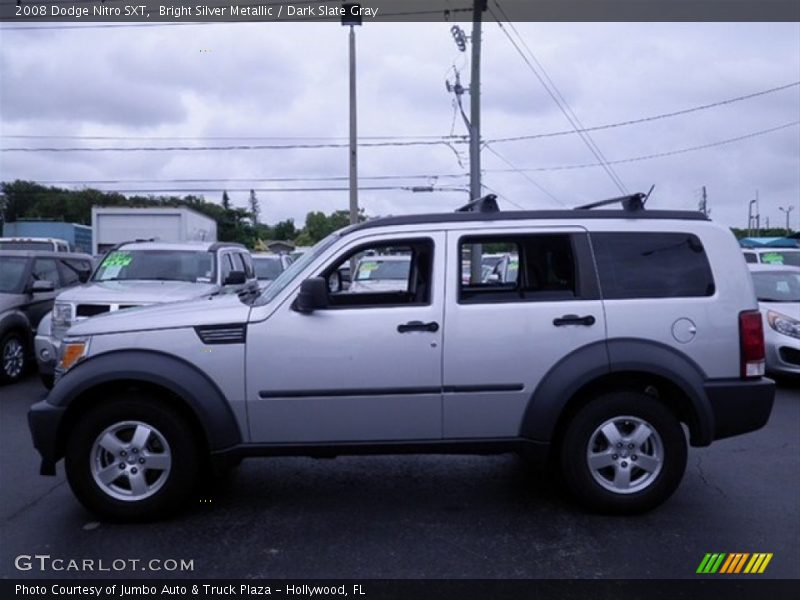 Bright Silver Metallic / Dark Slate Gray 2008 Dodge Nitro SXT