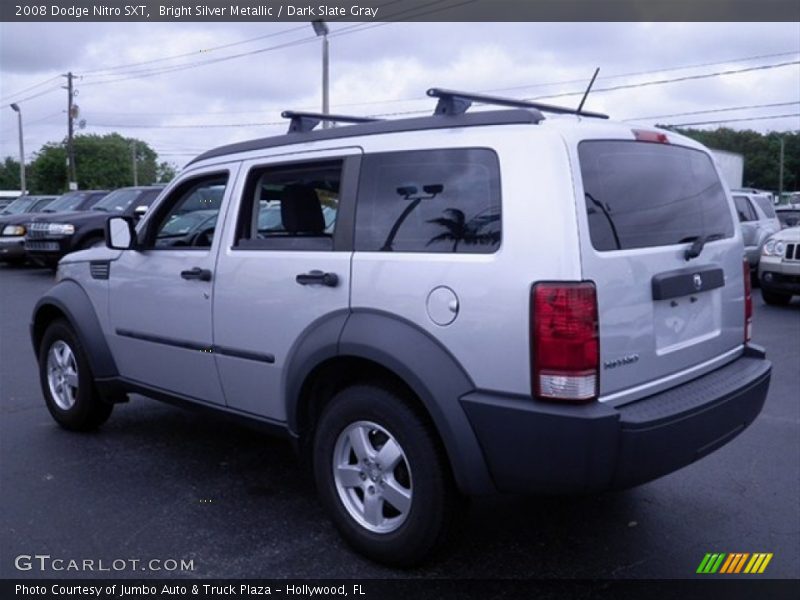Bright Silver Metallic / Dark Slate Gray 2008 Dodge Nitro SXT