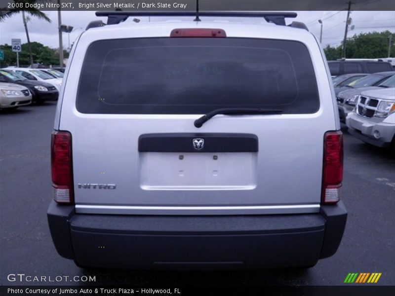 Bright Silver Metallic / Dark Slate Gray 2008 Dodge Nitro SXT