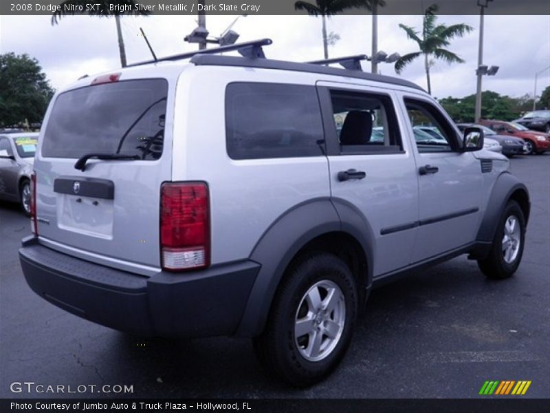 Bright Silver Metallic / Dark Slate Gray 2008 Dodge Nitro SXT