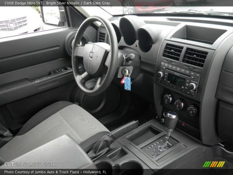 Bright Silver Metallic / Dark Slate Gray 2008 Dodge Nitro SXT