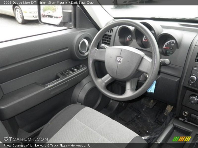 Bright Silver Metallic / Dark Slate Gray 2008 Dodge Nitro SXT