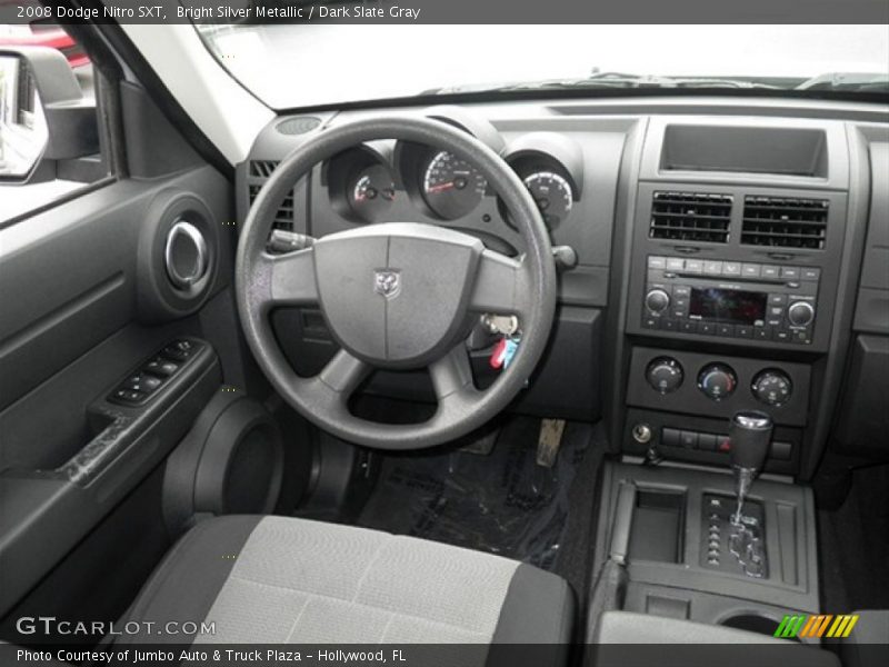 Bright Silver Metallic / Dark Slate Gray 2008 Dodge Nitro SXT