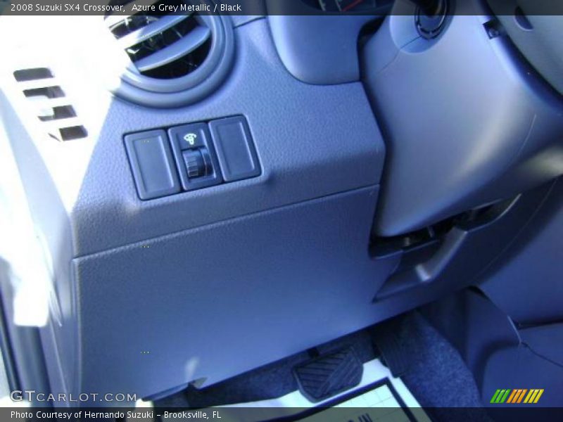Azure Grey Metallic / Black 2008 Suzuki SX4 Crossover