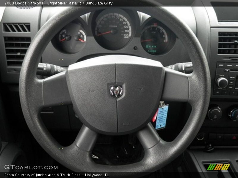 Bright Silver Metallic / Dark Slate Gray 2008 Dodge Nitro SXT