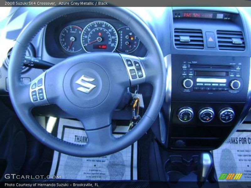 Azure Grey Metallic / Black 2008 Suzuki SX4 Crossover