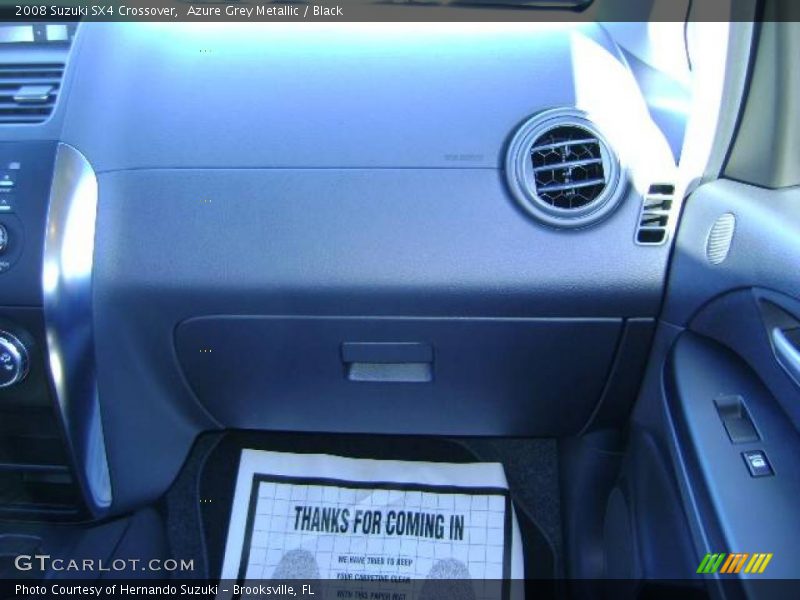 Azure Grey Metallic / Black 2008 Suzuki SX4 Crossover