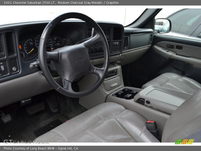  2001 Suburban 2500 LT Graphite Interior