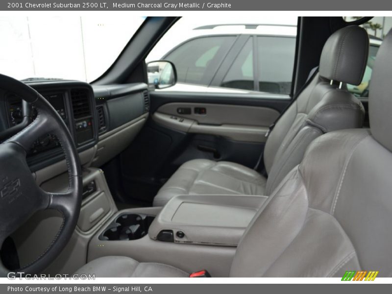 Medium Charcoal Gray Metallic / Graphite 2001 Chevrolet Suburban 2500 LT