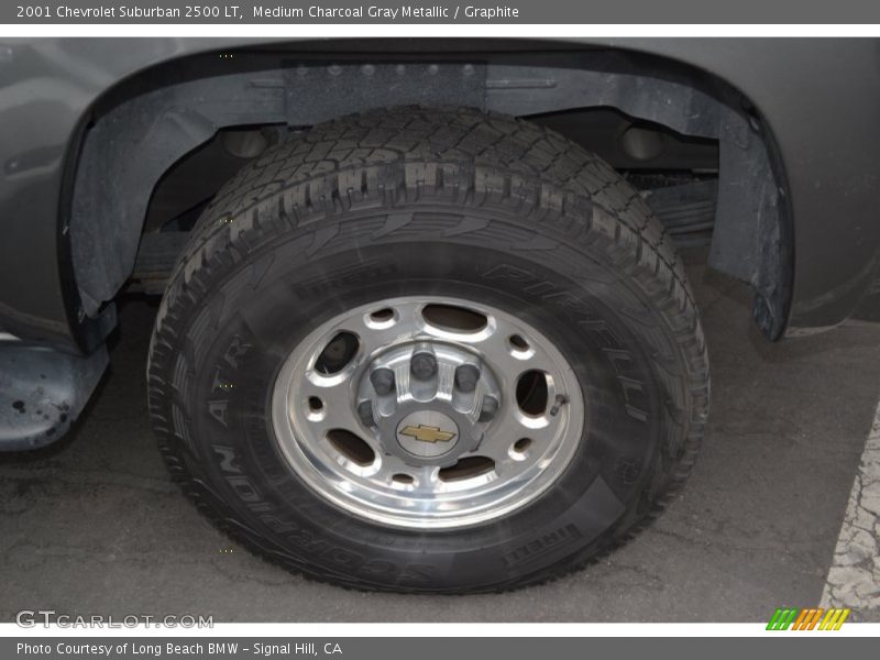 Medium Charcoal Gray Metallic / Graphite 2001 Chevrolet Suburban 2500 LT