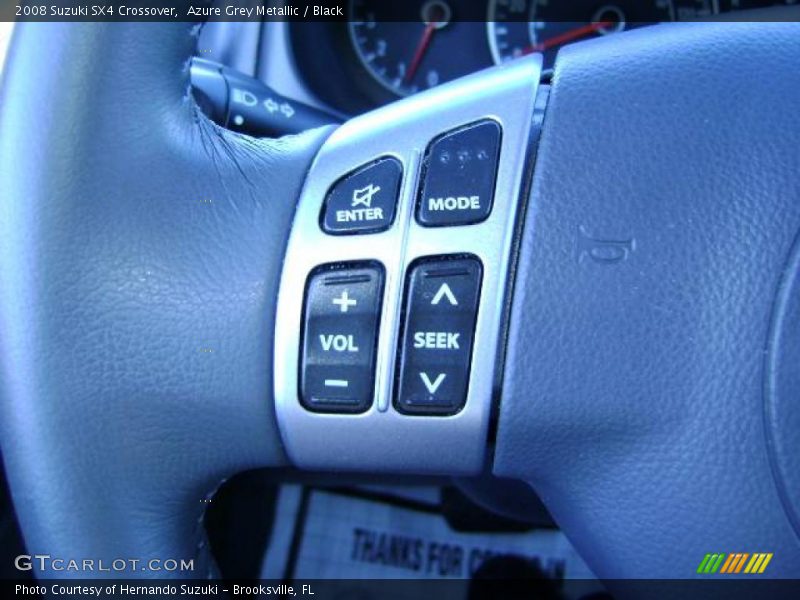 Azure Grey Metallic / Black 2008 Suzuki SX4 Crossover