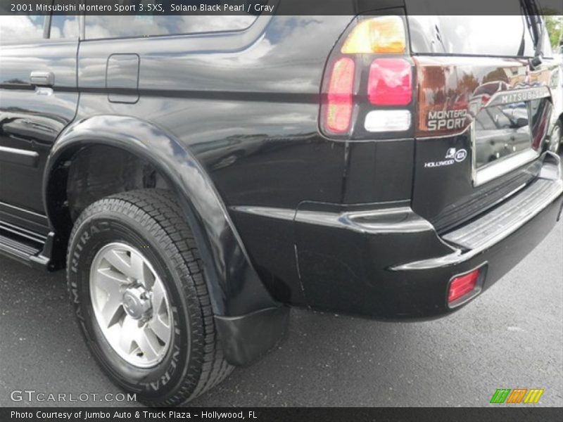 Solano Black Pearl / Gray 2001 Mitsubishi Montero Sport 3.5XS
