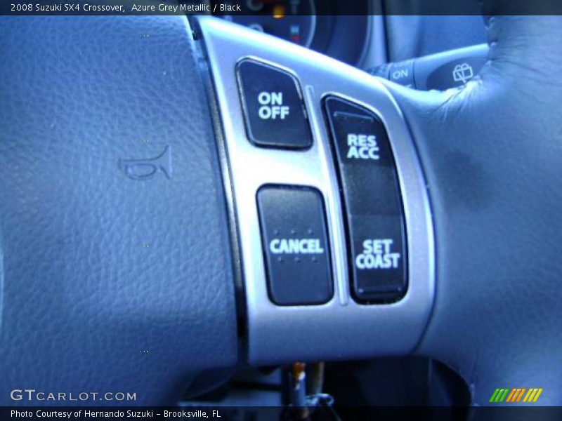 Azure Grey Metallic / Black 2008 Suzuki SX4 Crossover
