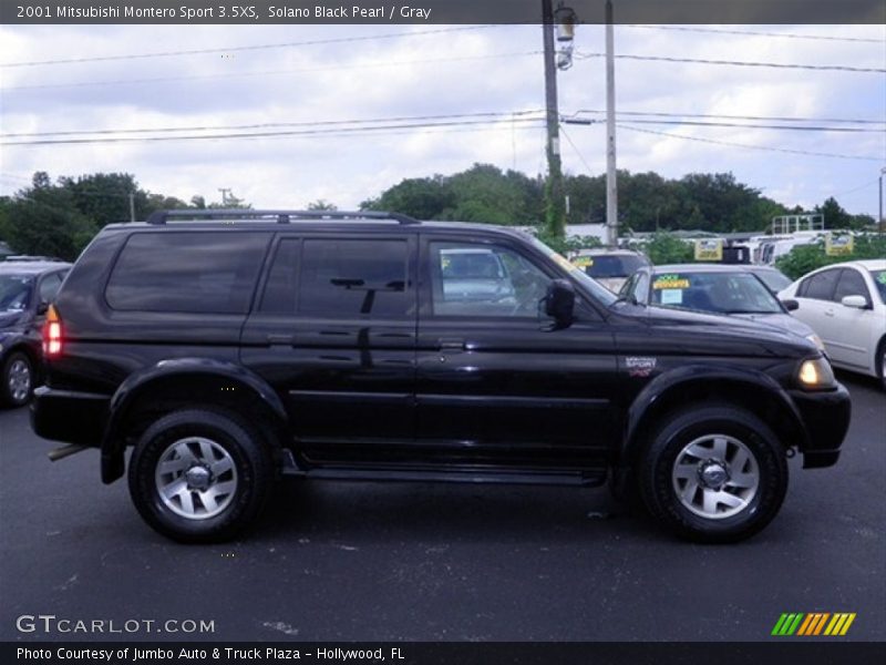 Solano Black Pearl / Gray 2001 Mitsubishi Montero Sport 3.5XS